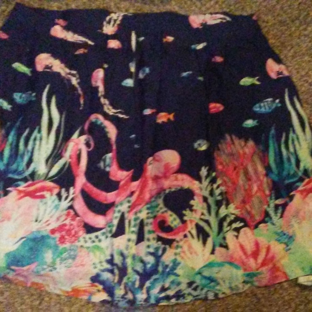 Style Study A Line Skirt In Marine Bio